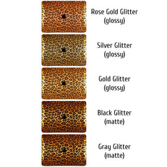 Lex Altern MacBook Glitter Case Leopard Texture