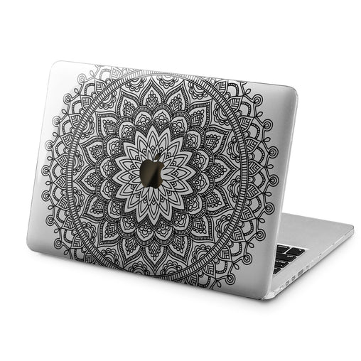 Lex Altern Lex Altern Black Mandala Case for your Laptop Apple Macbook.