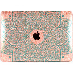 Lex Altern MacBook Glitter Case Blue Mandala
