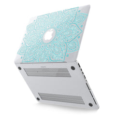 Lex Altern Hard Plastic MacBook Case Blue Mandala