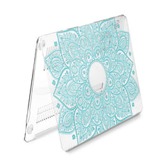 Lex Altern Hard Plastic MacBook Case Blue Mandala