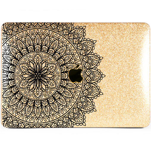 Lex Altern MacBook Glitter Case Elegant Mandala