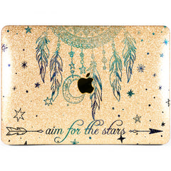 Lex Altern MacBook Glitter Case Blue Dreamcatcher