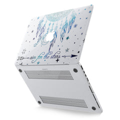 Lex Altern Hard Plastic MacBook Case Blue Dreamcatcher