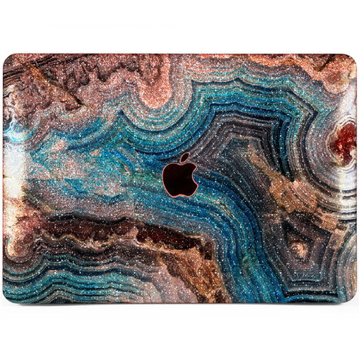 Lex Altern MacBook Glitter Case Agate Stone