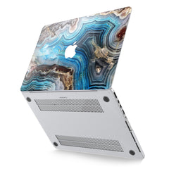 Lex Altern Hard Plastic MacBook Case Agate Stone