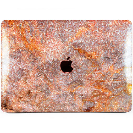 Lex Altern MacBook Glitter Case Golden Marble