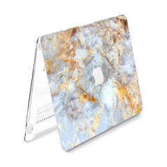 Lex Altern Hard Plastic MacBook Case Golden Marble
