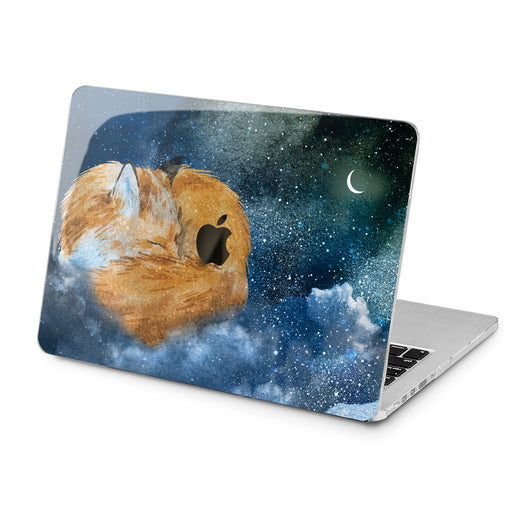 Lex Altern Lex Altern Painted Sleepy Fox Case for your Laptop Apple Macbook.