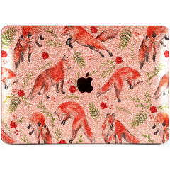 Lex Altern MacBook Glitter Case Colorful Foxes