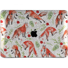 Lex Altern MacBook Glitter Case Colorful Foxes