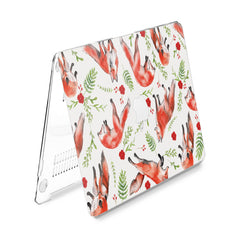 Lex Altern Hard Plastic MacBook Case Colorful Foxes