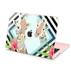 Lex Altern Hard Plastic MacBook Case Geometric Giraffe Theme