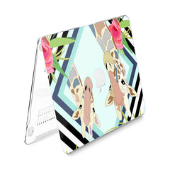 Lex Altern Hard Plastic MacBook Case Geometric Giraffe Theme