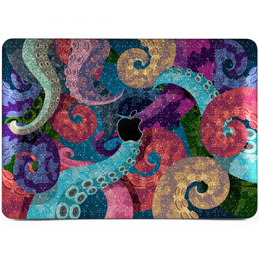Lex Altern MacBook Glitter Case Colorful Octopus