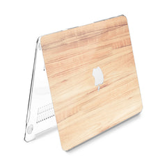 Lex Altern Hard Plastic MacBook Case Wood Board