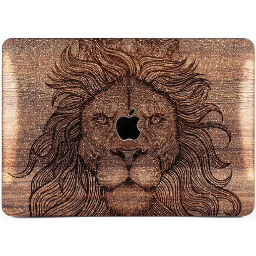 Lex Altern MacBook Glitter Case Lion Theme
