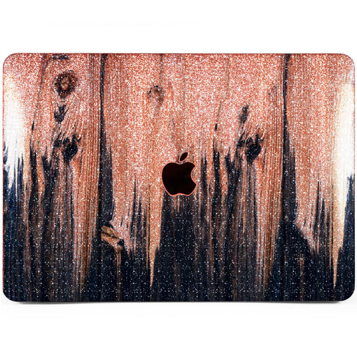 Lex Altern MacBook Glitter Case Amazing Wooden Print