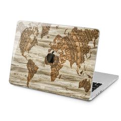 Lex Altern Lex Altern Wooden Map Theme Case for your Laptop Apple Macbook.