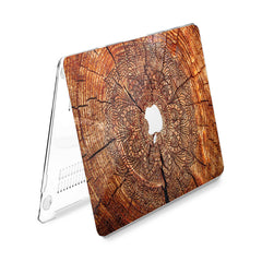 Lex Altern Hard Plastic MacBook Case Beautiful Brown Mandala