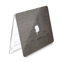 Lex Altern Hard Plastic MacBook Case Grey Polished Wood