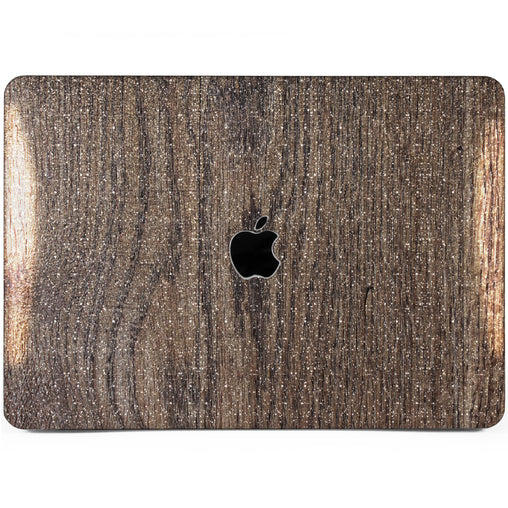 Lex Altern MacBook Glitter Case Brown Polished Wood