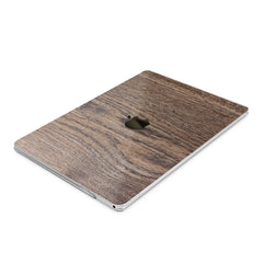 Lex Altern Hard Plastic MacBook Case Brown Polished Wood