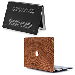 Lex Altern MacBook Glitter Case Rounded Wooden Art