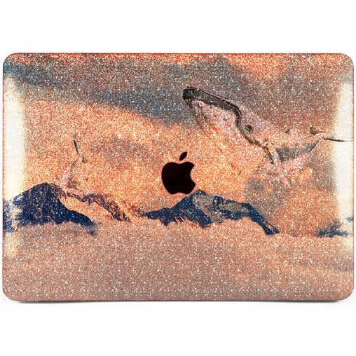 Lex Altern MacBook Glitter Case Whale Clouds