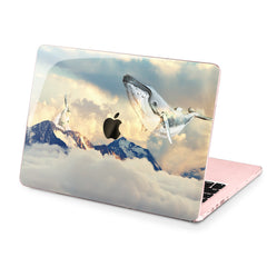 Lex Altern Hard Plastic MacBook Case Whale Clouds