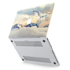 Lex Altern Hard Plastic MacBook Case Whale Clouds