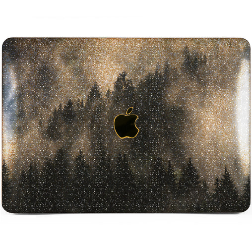Lex Altern MacBook Glitter Case Black Forest
