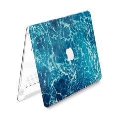 Lex Altern Hard Plastic MacBook Case Blue Water