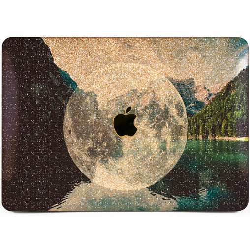 Lex Altern MacBook Glitter Case Moon Nature