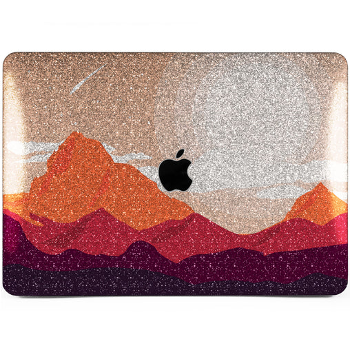Lex Altern MacBook Glitter Case Graphic Mountains