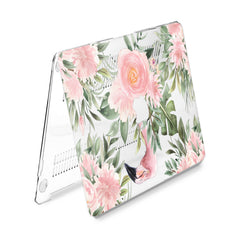 Lex Altern Hard Plastic MacBook Case Floral Flamingo
