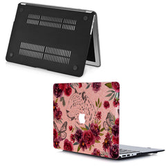 Lex Altern MacBook Glitter Case Leopard Roses