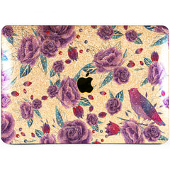 Lex Altern MacBook Glitter Case Violet Blossom