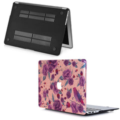 Lex Altern MacBook Glitter Case Violet Blossom