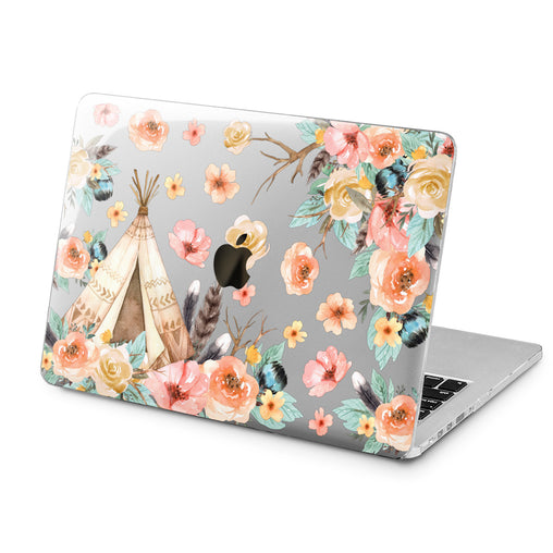 Lex Altern Lex Altern Boho Flowers Case for your Laptop Apple Macbook.
