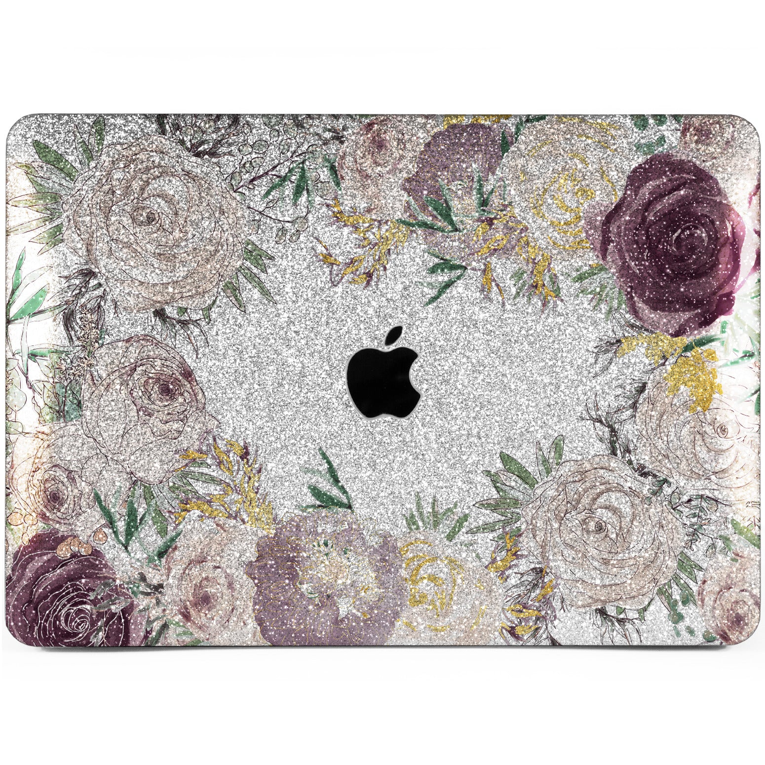 Lex Altern MacBook Glitter Case Light Roses