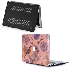 Lex Altern MacBook Glitter Case Floral Bird