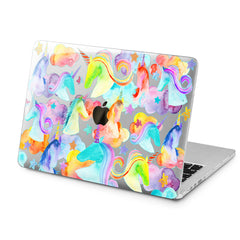 Lex Altern Lex Altern Colorful Unicorns Case for your Laptop Apple Macbook.