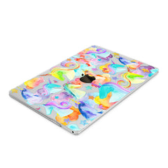 Lex Altern Hard Plastic MacBook Case Colorful Unicorns