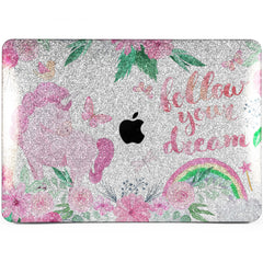 Lex Altern MacBook Glitter Case Pink Unicorn
