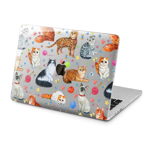 Lex Altern Lex Altern Cat Pattern Case for your Laptop Apple Macbook.
