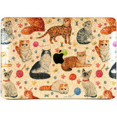 Lex Altern MacBook Glitter Case Cat Pattern
