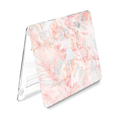 Lex Altern Hard Plastic MacBook Case Marble Monstera