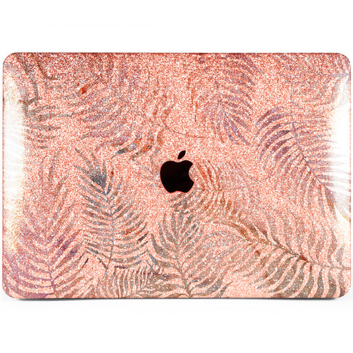 Lex Altern MacBook Glitter Case Marble Leaves