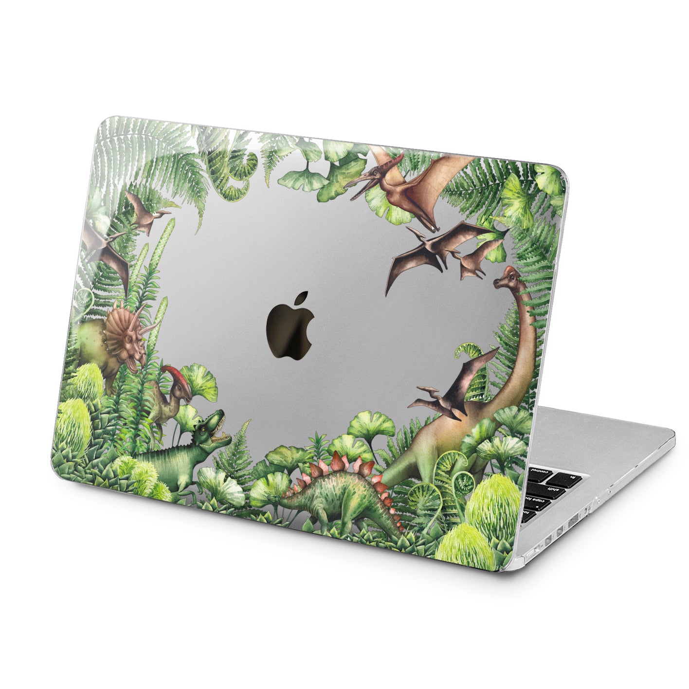 Lex Altern Lex Altern Tropical Dinosaurs Case for your Laptop Apple Macbook.